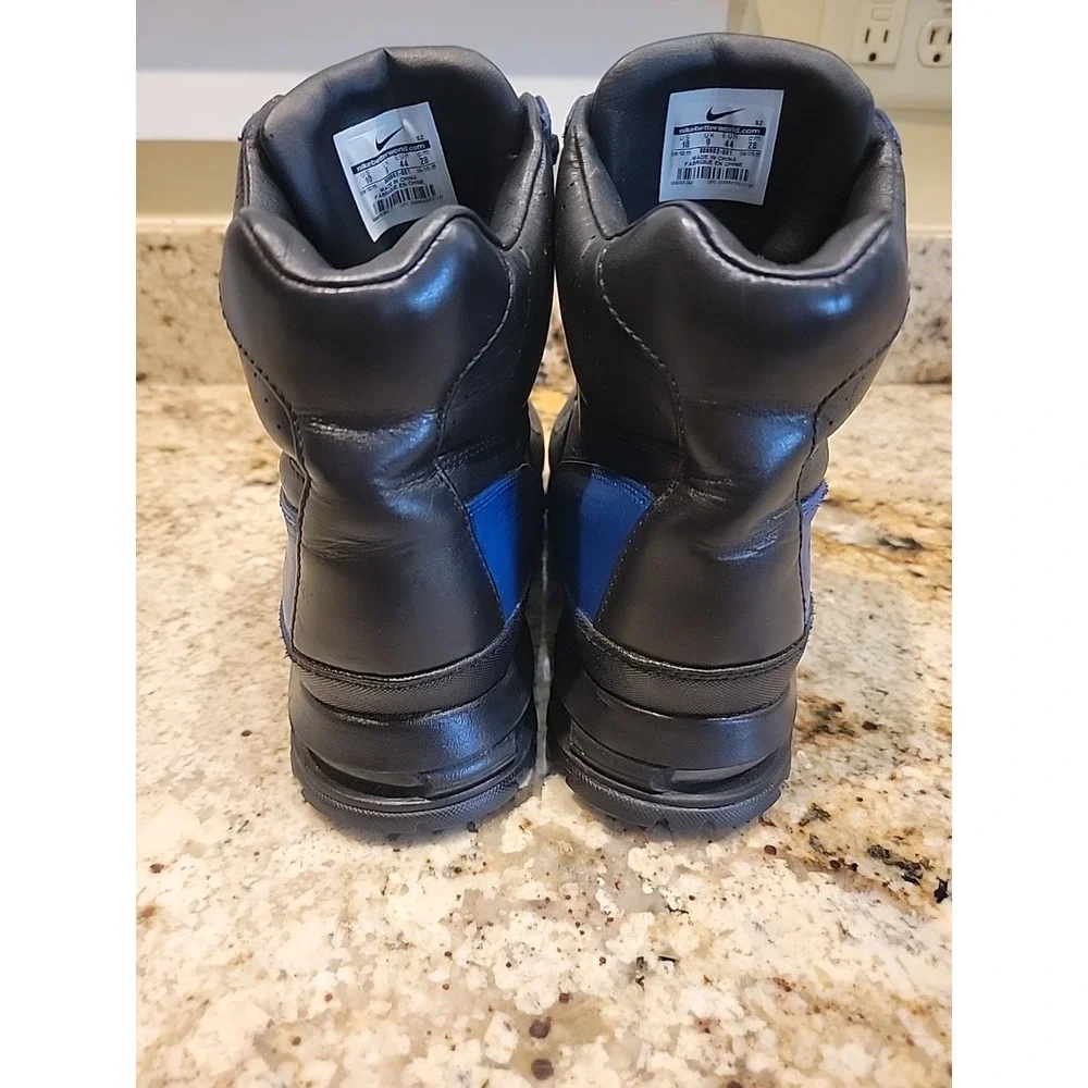 Nike Air Max ACG Goadome 6 Leather Waterproof Black Blue 806902-001 Mens US 10